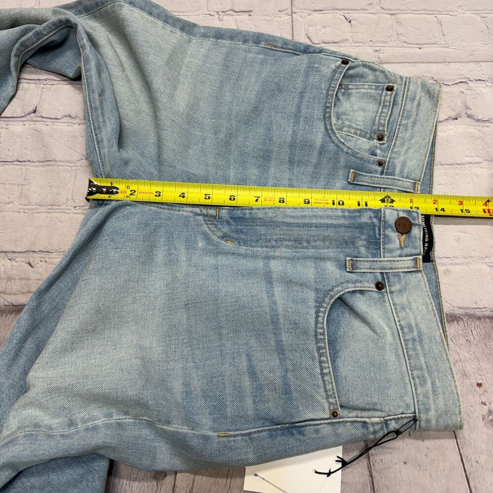 NWT Something Navy Women High Waist Straight Jeans Size 04/27 Blue Denim C134 20 - Picture 5 of 16